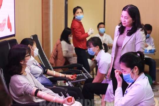 "Lễ hội xuân hồng" TP Hải Dương thu nhận 406 đơn vị máu